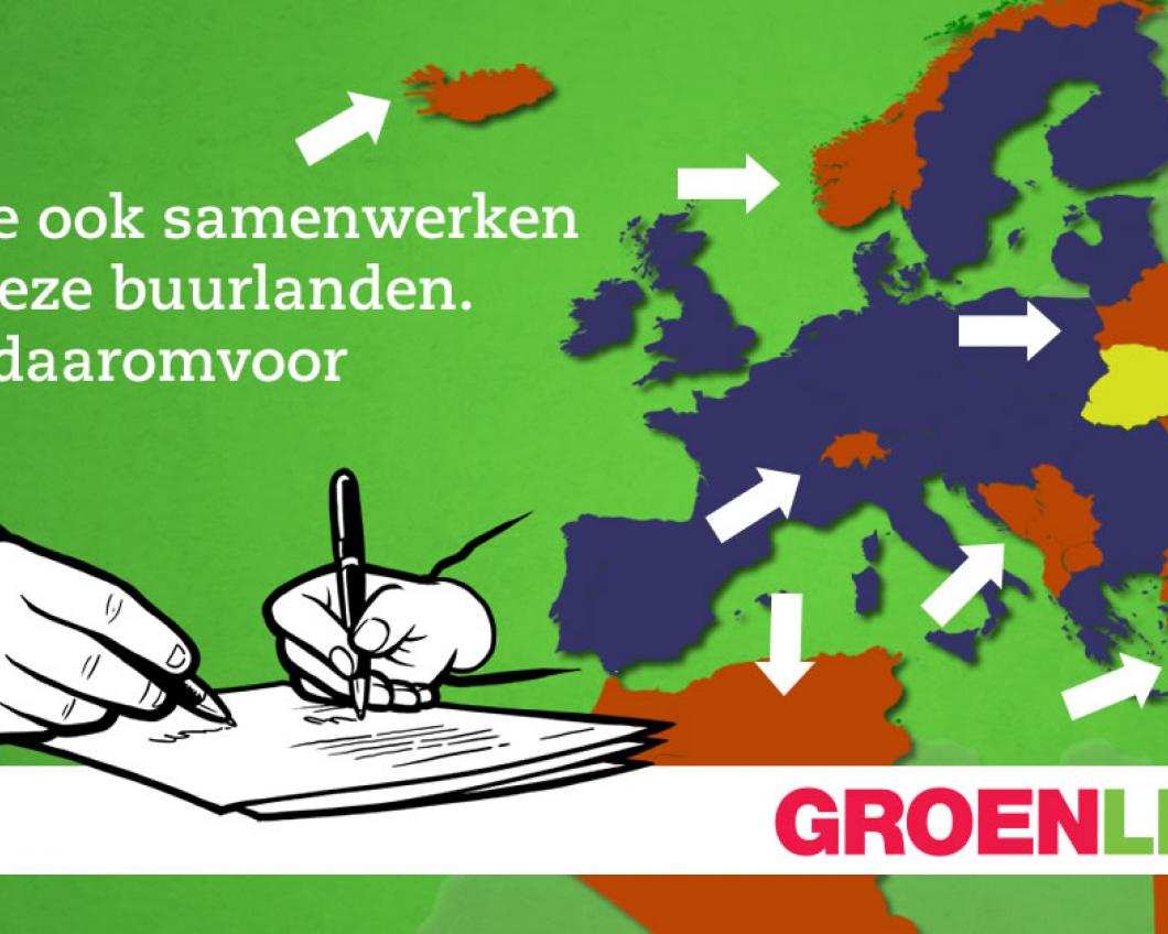 Omdat we ook samenwerken met deze buurlanden. #daaromvoor