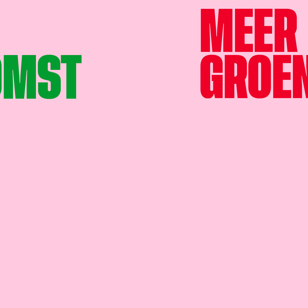 Zoomachtergrond met: "Meer Toekomst, Meer GroenLinks"